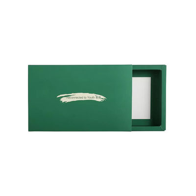 กล่องหนัง Pantone PU เลื่อนกล่องของขวัญลิ้นชักคราฟท์พับ TUV