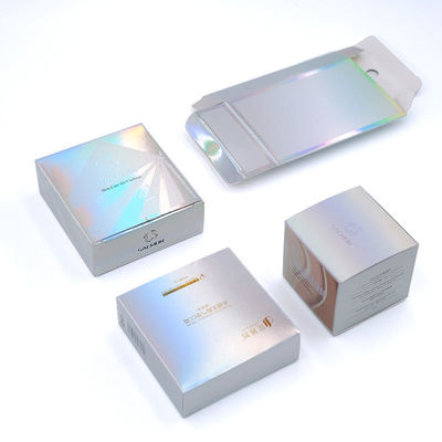 กล่องของขวัญ Gradient Flat Pack, กล่องบรรจุภัณฑ์โฮโลแกรมพร้อมตัวล็อคด้านหน้า