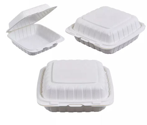 Clamshell Takeaway กล่องบรรจุภัณฑ์อาหารสั่งทำพิเศษ ISO9001