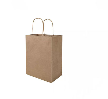 กระเป๋าถือกระดาษคราฟท์ทนทาน Pantone Take Away Food Bag
