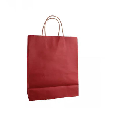 กระเป๋าถือกระดาษคราฟท์ทนทาน Pantone Take Away Food Bag