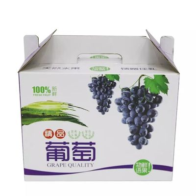 กล่องกระดาษลูกฟูกลอนองุ่น Recyclable Dia9cm*H16cm