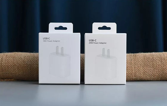 PMS Usb Charger Data Cable กล่องบรรจุภัณฑ์ Greaseproof Debossing