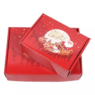 จุติปฏิทินกล่องของขวัญกระดาษแข็งคริสต์มาสลายนูนพิมพ์