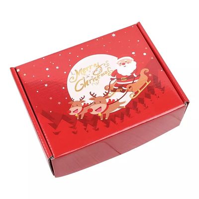 จุติปฏิทินกล่องของขวัญกระดาษแข็งคริสต์มาสลายนูนพิมพ์