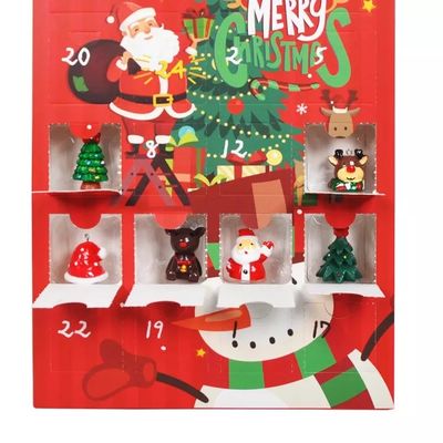 นับถอยหลัง Surprise Cardboard Gift Boxes Christmas ISO Certificated