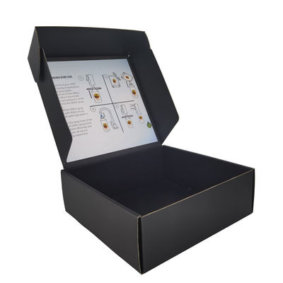 E Flute กล่องบรรจุภัณฑ์อาหารแบบกำหนดเอง Deboss CMYK Cardboard Mailing Box