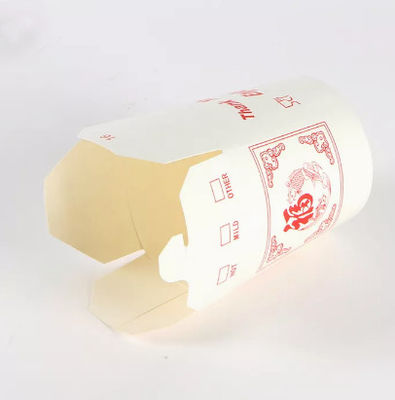 ก๋วยเตี๋ยวเคบับกล่องบรรจุอาหารแบบกำหนดเอง CMYK Takeout Food Boxes Disposable